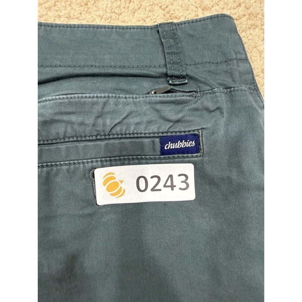 Chubbies Men’s Blue Solid Chino Shorts Reg Fit 5.5" Inseam Pockets size 34 243 - Picture 12 of 12